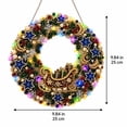 thumbnail image 4 of Wreath Christmas Pearl Diamond Painting Pendant Kits with LED String Lights,DIY Acrylic Christmas Diamond Art Hanging Kit for Adults,Christmas Ornaments for Home Party Wall Decor and Gift, 4 of 6