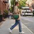thumbnail image 3 of Bum Bags for Women Crossbody Bag, Trendy Crescent Shoulder Bags Spacious Fanny Packs Sling Bag Half Moon Purse, with Adjustable Strap, Green, 3 of 7