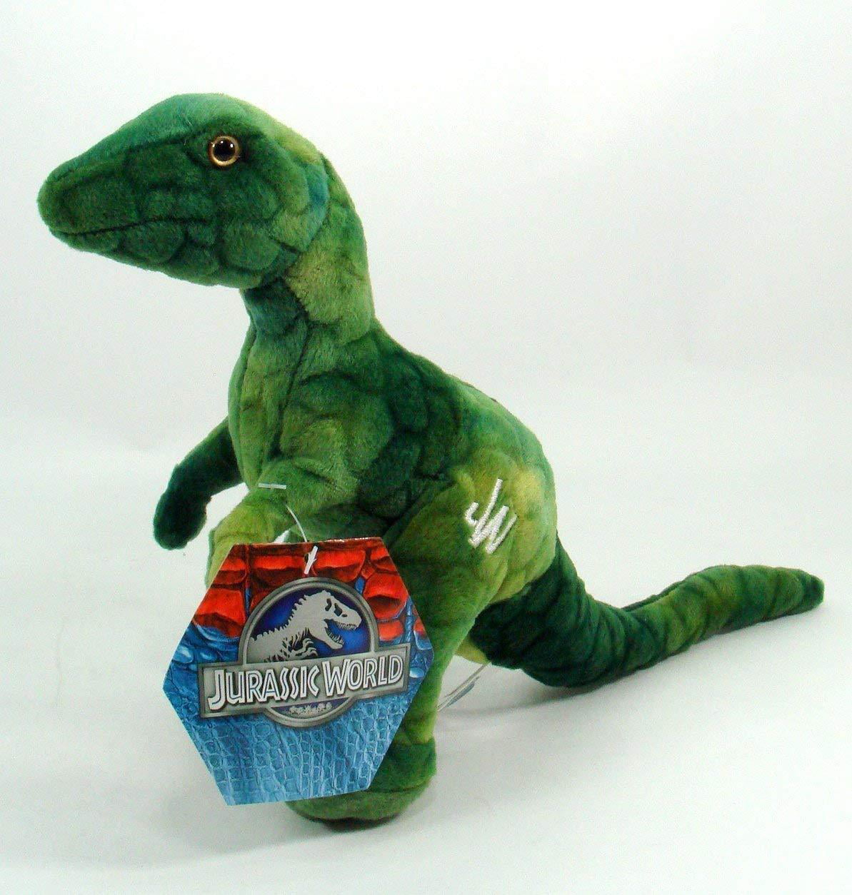 Jurassic World 16" Dinosaur Plush Stuffed Animal-READ DESCRIPTION-BLACK-GREEN 