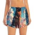 thumbnail image 2 of Daiia Colorful Cloud Shepherd Dog Pattern Women's 2 in 1 Running Shorts - Lightweight Athletic Workout Gym Yoga Shorts Liner with Phone Pockets-XX-Large, 2 of 7