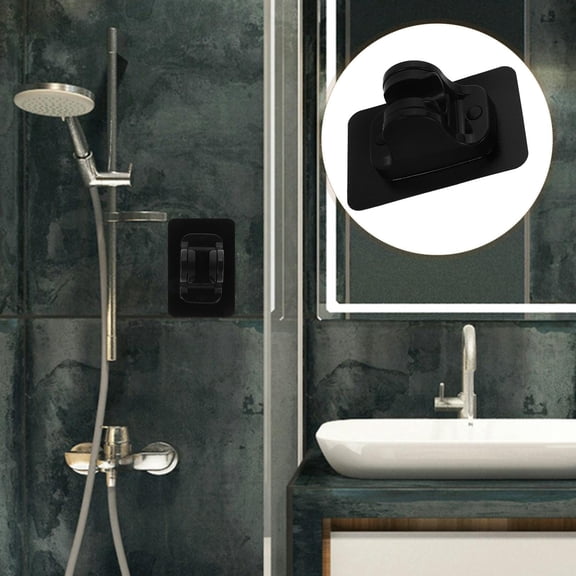 GARVALON 1Set Bathroom Shower Wand Holder with Adjustable Angle and Durability