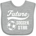 thumbnail image 3 of Inktastic Future Soccer Star Ball Sports Boys or Girls Baby Bib, 3 of 4
