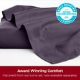 thumbnail image 4 of Mellanni Twin-XL Flat Sheet Only, Hotel Luxury Soft Microfiber Top Sheet, 1 Piece, Purple, 4 of 7