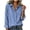 Blue, variant on Womens Button down Shirts Trendy Long Sleeve Heart Tops Casual Striped Collared Spring Blouses Summer Clothing