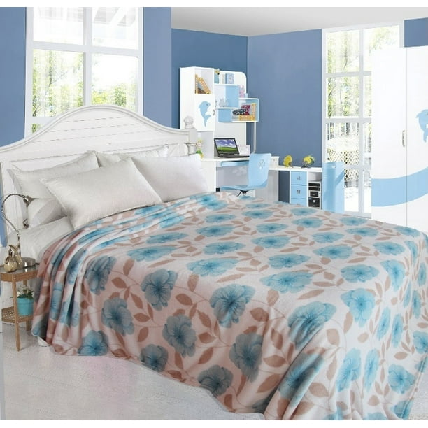 Ultra Plush Primrose Design Full Size Microplush Blanket ...