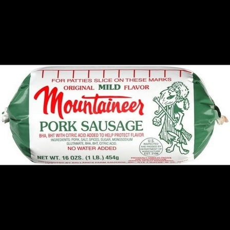 Ballard's Farm Mountaineer Original Mild Pork Sausage, 16 oz