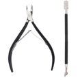thumbnail image 4 of 5PCS Cuticle Trimmer Set Stainless Steel Cuticle Remover Nail Cleaner Tool, 4 of 5