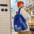 thumbnail image 2 of Bolsas de libros de viaje de gran capacidad Colores que chocan Bolsos de mochila para hombres y mujeres FLhrweasw Nuevo, 2 of 9