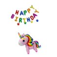 thumbnail image 2 of pentagrama baby shower fiesta decoración Rosado Yuyangstore Feliz cumpleaños globos, 2 of 8