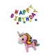 thumbnail image 2 of Pancarta de feliz cumpleaños con pentagrama para baby shower o fiesta navideña Rosado, 2 of 9