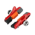thumbnail image 3 of 2 pastillas de freno para bicicleta, repuestos para bicicletas, sin ruido, kit de zapatas de freno, accesorios para bicicletas de montaña y crucero. Rojo, 3 of 8