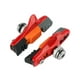thumbnail image 3 of 2 piezas de pastillas de freno de bicicleta, repuestos de accesorios de freno para la parte delantera y trasera Rojo, 3 of 9