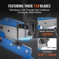 thumbnail image 3 of VEVOR 8" Manual Hand Plate Shear for Metal Sheet Processing, HS-8 Benchtop Cutter with Q235 Material Heavy Duty Roll Press Machine, 3 of 9
