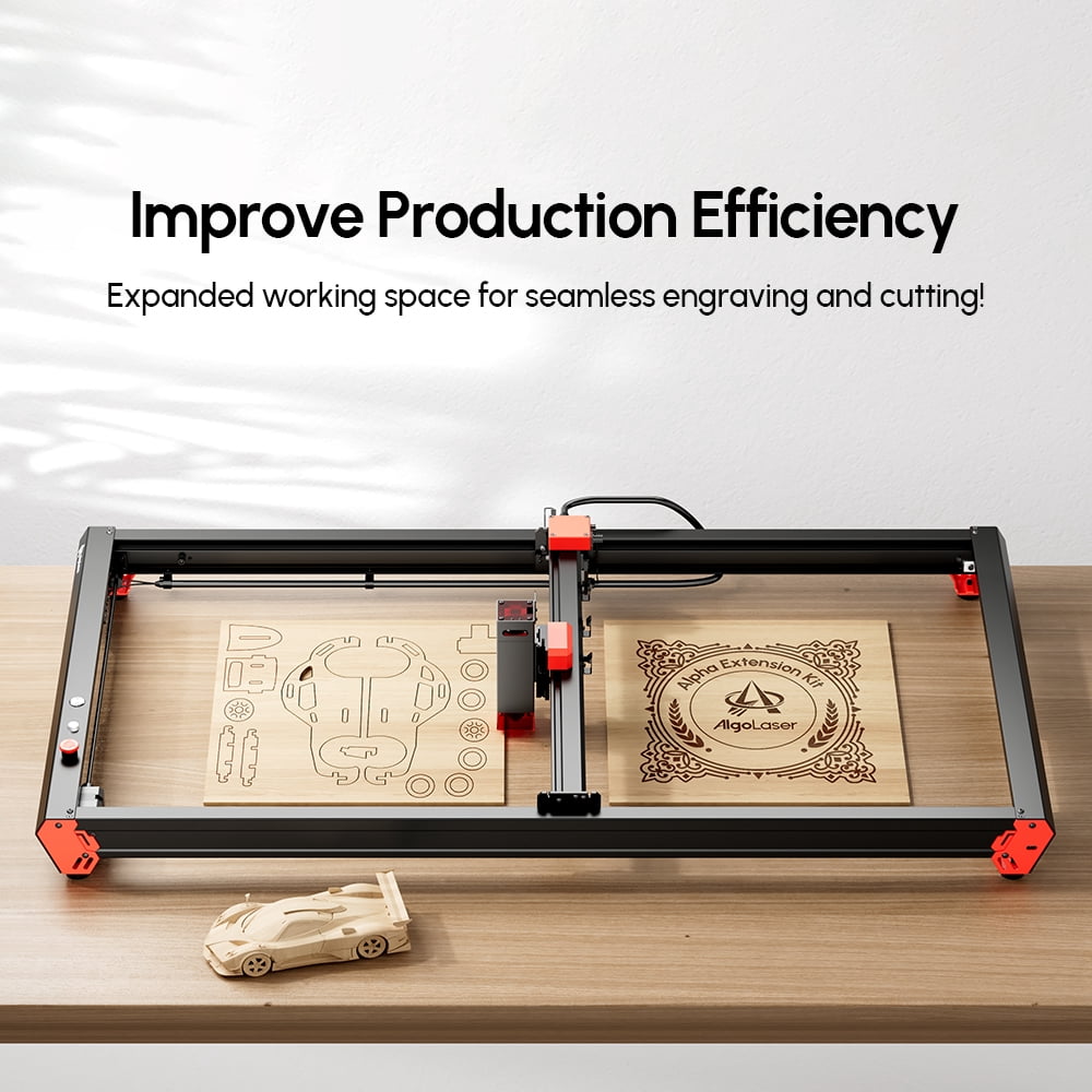 AlgoLa/ser Expansion Kit for Alpha 10W/20W La/ser Engraver, Expanding Engraving Area Up to 33.46"x15.74"