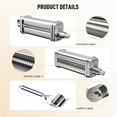 thumbnail image 4 of VONKY Pasta Maker 304 Stainless Steel Kitchen Pasta Roller Attachment Replacement for KitchenAid Stand Mixer, 4 of 8