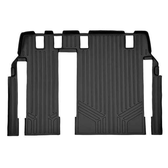 SMARTLINER 3rd Row Custom Fit Floor Liners Compatible with 2011 - 2012 Toyota Sienna 8 Passenger (Gasoline | No coverage for 2nd Row Sliding Track)