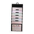 thumbnail image 2 of simhoa Hanging Wall File Organizer Document Holder 6 Pocket Wear Resistant Sturdy Paper Folder File Folder Expanding for Home School colorful, 2 of 10