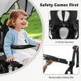 thumbnail image 5 of AILEEKISS 8-in-1 Kids Tricycle with Parental Bar, Folding Ride Trike for Child 1-6 Years, Light Grey, 5 of 10