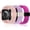 Pink/Purple/Hot Pink, variant on Wearlizer 3 Pack Magnetic Stretchy Band Compatible with Apple Watch Bands 38/40/41/42/44/45/46/49mm, Nylon Braided Elastic Sport Loop Strap for iWatch Series 11/10/9/8/7/6/5/4/SE/Ultra