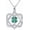 Four Leaf Clover-2, variant on Four Leaf Clover Necklace for Women, 925 Sterling silver Celtic knot Lucky Clover Heart Pendant Necklace, Emerald Shamrock Irish Jewelry Gift for Women Birthday Valentines Day Mothers
