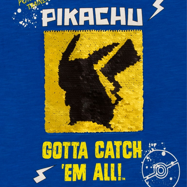 pikachu sequin t shirt