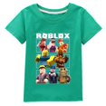 thumbnail image 1 of ROBLOX Camiseta de manga corta bidimensional para niños y niñas, ropa de moda periférica de juego, algodón fino, nuevo, 1 of 4