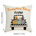 AaSFJEG Silk Pillowcase with Zipper Thanksgiving Fall Pillow Covers 17.