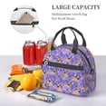 thumbnail image 5 of Naloa Pugs and Flowers Print Lunch Bag for Women & Men Insulated Lunch Box or Cooler Lunch Tote Bags for Work, Travel, Outdoor, 5 of 5