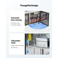 thumbnail image 2 of VEVOR 60"W Commercial Refrigerator, 15.4 Cu. Ft Sandwich Prep Refrigerated Table,Mega Top Food Prep Fridge with 24 Pans and Cutting Board,Stainless Steel Salad Prep Cooler for Restaurant,Food Truck, 2 of 9