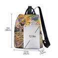 thumbnail image 3 of FORMRS Women's Travel Backpack Purse Anti-Theft Hidden Pockets Casual Shoulder Bag, Bright Skeleton, 3 of 7