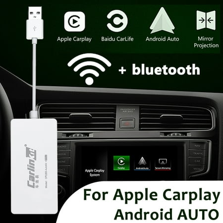 wireless usb carplay dongle smart link for apple android auto white us walmart canada
