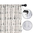 thumbnail image 4 of Blackout Kids Curtains,Black Arrow Pattern Childrens Insulated Curtains Set Of 2,Bedroom Essentials,Toddler Room Decor 42x63in(106x160cm), 4 of 5