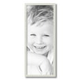 thumbnail image 2 of ArtToFrames 10" x 25" White Square Star Emboss Picture Frame, 10x25 inch White Wood Poster Frame (WOM-5125),  Pack, 2 of 7