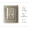 thumbnail image 5 of Luxury Satin Sheets Set Twin Size Taupe, 3-Piece Bedding Sets with Deep Pockets - Soft and Smooth Satin Bed Sheets for Ultra Comfort and Elegance, 5 of 8