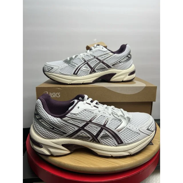 ASICS Wmns Gel 1130 'WHITE / DEEP PLUM' | 1202A518-101 W8.5 MENS 7 NEW