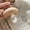 Khaki-colored mushroom with a smiling face wool felt pendant, variant on New Korean wool felt green vegetable keychain pendant, cute, fashionable, and high-end bag accessory