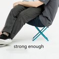 thumbnail image 3 of Folding Small Stool Bench Stool Portable Outdoor Mare Ultra Light Subway Train Travel Picnic Camping Fishing Chair Foldable, 3 of 3
