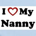 thumbnail image 2 of CafePress - I Love My Nanny Infant Bodysuit - Baby Light Bodysuit, Size Newborn - 24 Months, 2 of 4