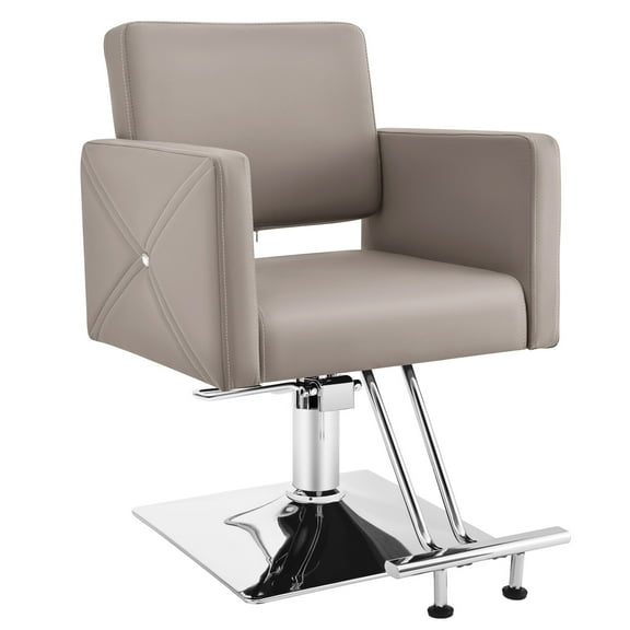 Artist Hand Hydraulic Salon Barber Chair Hair Styling (Gray)