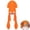 Orange, variant on Men Weomen Funny Squid Hat Adult Novelty Octopus Critter Hat Party Costume Accessory Cap Fashion Winter Fall Beanies