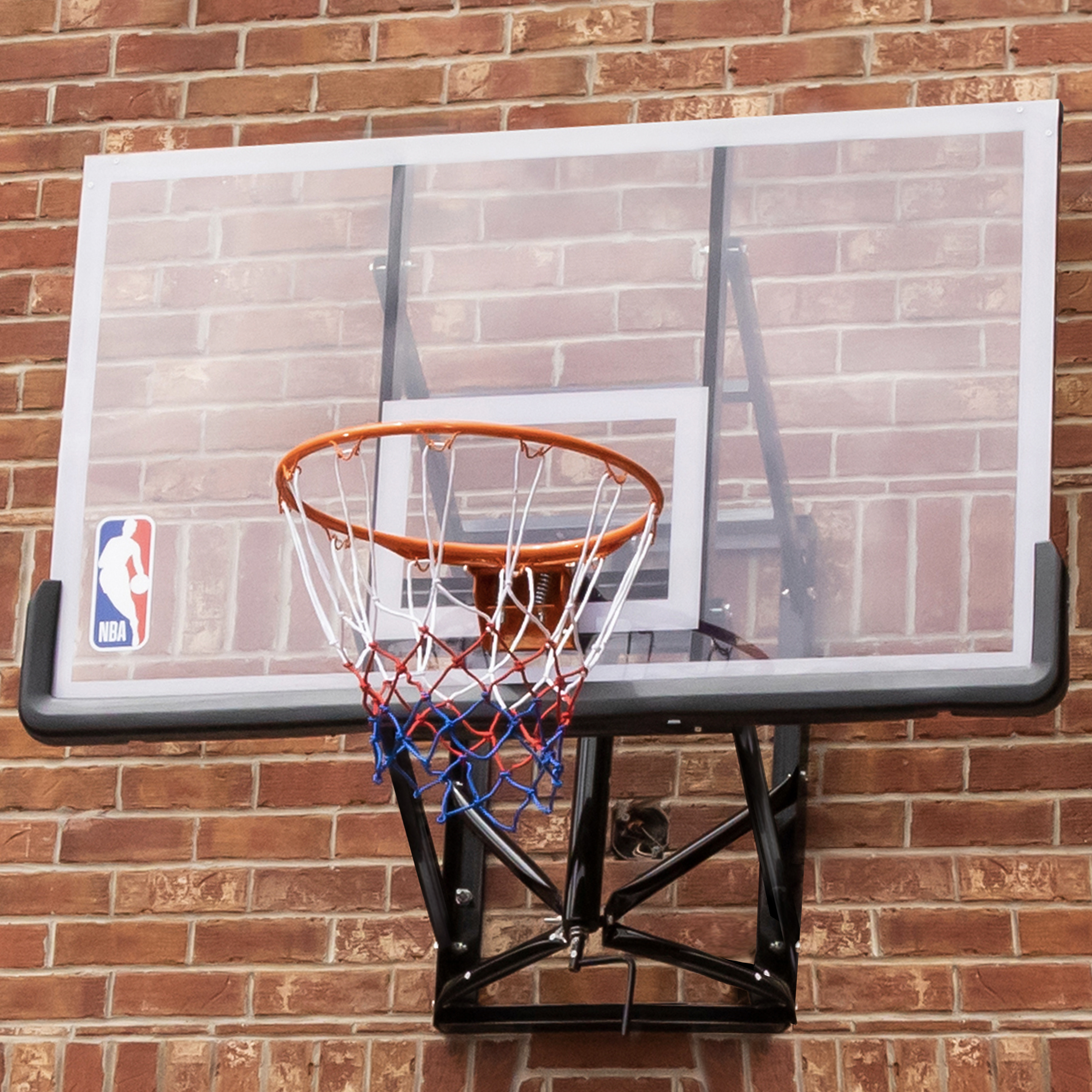 NBA Official 54 In. Wall-Mounted Basketball Hoop with Polycarbonate Backboard - image 3 of 9