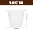 thumbnail image 2 of 10 Sets Perforated Orchid Pot Pots Plants Plastic Containers Indoor White, 2 of 6