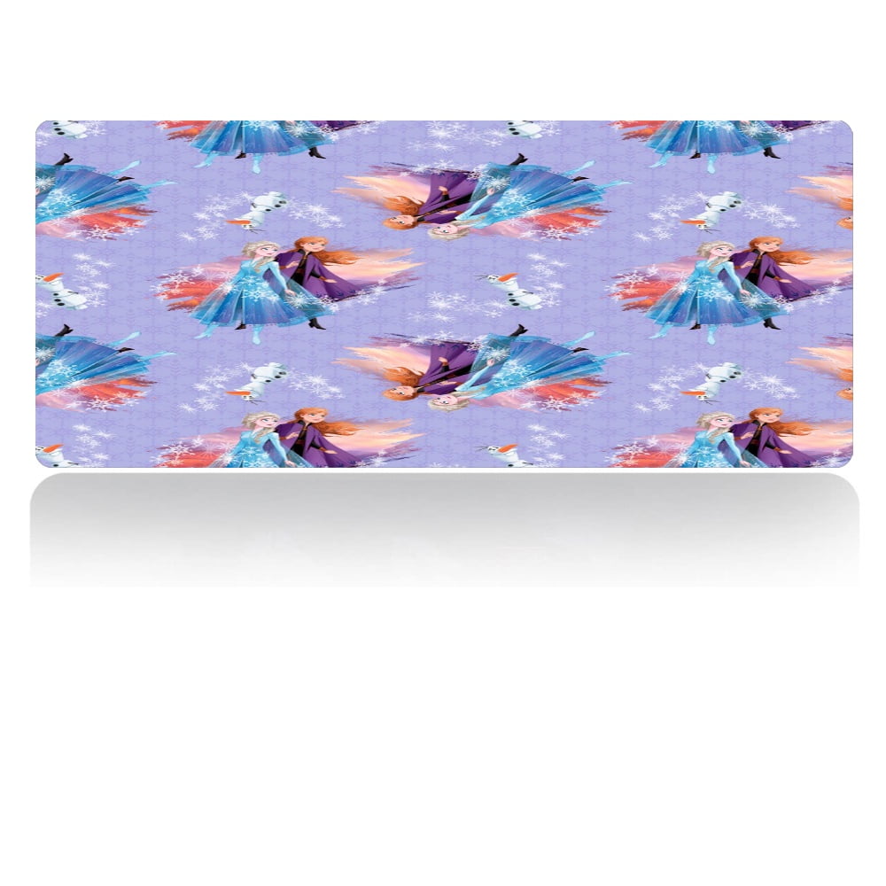 Elsa and Anna Large Desktop Mouse Pad Desk Pad,Home Office School Cute