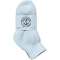 thumbnail image 4 of 240 Pairs Of Yacht & Smith Wholesale Bulk Kids Mid Ankle Socks, Cotton Sport Athletic Ankle Socks Size 4-6 (White), 4 of 4