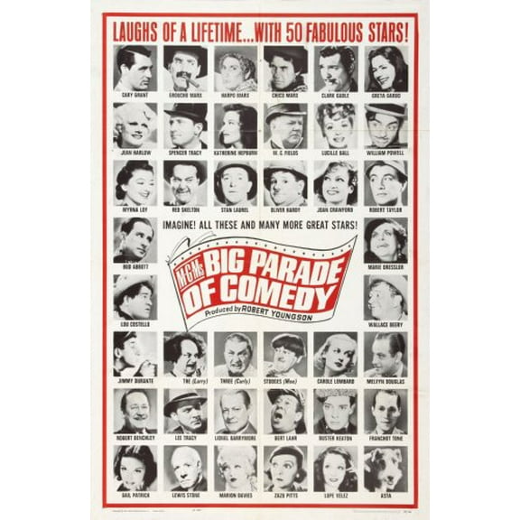 Ships Rolled Big Parade Of Comedy Movie mini poster 11inx17in with mail/gift tube 11x17 poster