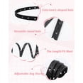 thumbnail image 6 of AWAYTR 4PCS Kids PU Leather Belts for Girls, Heart Shape Metal Buckle, Adjustable Hole Design, Cute Skinny Belt for Uniform Dress Jeans Casual Wear, 6 of 8
