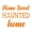 Orange, variant on Vinyl Wall Art Decal - Home Sweet Haunted Home - 14.5" x 18" -Trendy Fun Halloween Humorous Quote Sticker For Living Room Windows Doors Entry Storefront Coffee Shop Spooky Decor