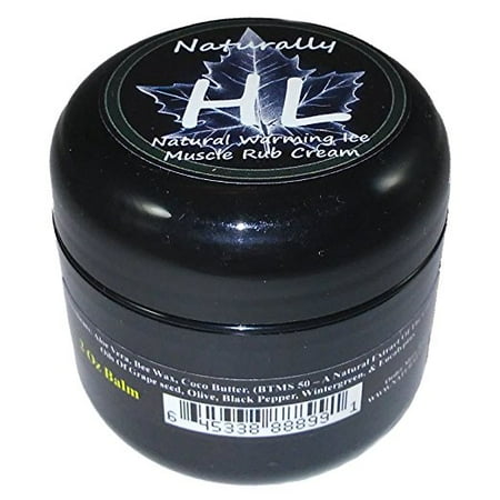 Rub 2 Ounce Cream - Warming Ice Muscle Rub Cream - All Natural Pain Relief (2 Ounce)
