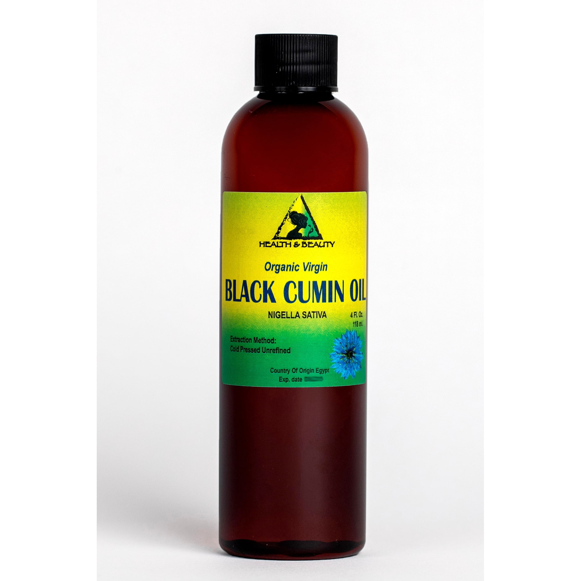 Black Cumin Seed Oil Unrefined Organic Virgin Raw Cold Pressed Fresh Pure by H&B Oils Center 4 oz