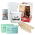 thumbnail image 1 of Kit Completo de Depilación Liddy: Cera Caliente 240ml, 40 Tiras, 5 Palos Grandes, 5 Palos Pequeños, 6 Toallitas Limpiadoras, 6 Toallitas Post-Depilación y Manual en Inglés. ¡Elimina el Vello, 1 of 6